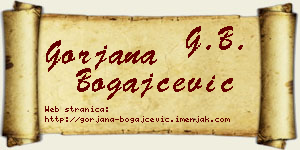 Gorjana Bogajčević vizit kartica